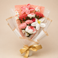 Grand Blush Crochet Floral Bouquet
