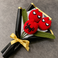 Web Hero Crochet Character Trio Bouquet