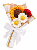 Meadow Sun Crochet Mixed Bouquet