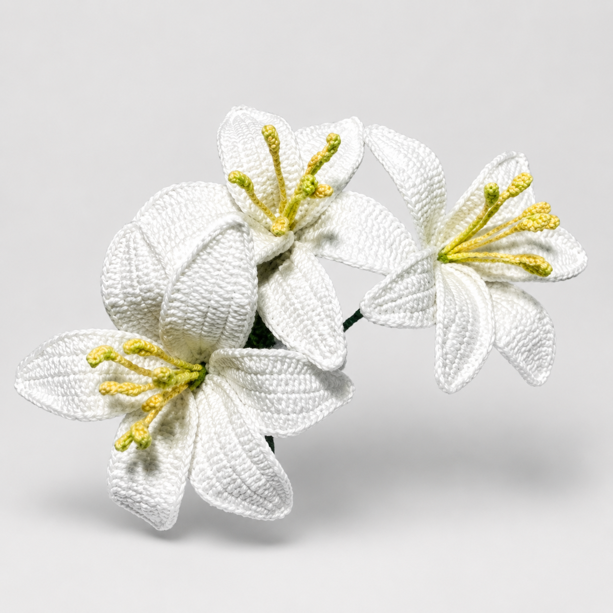 Ivory Lily Handcrafted Crochet Bouquet