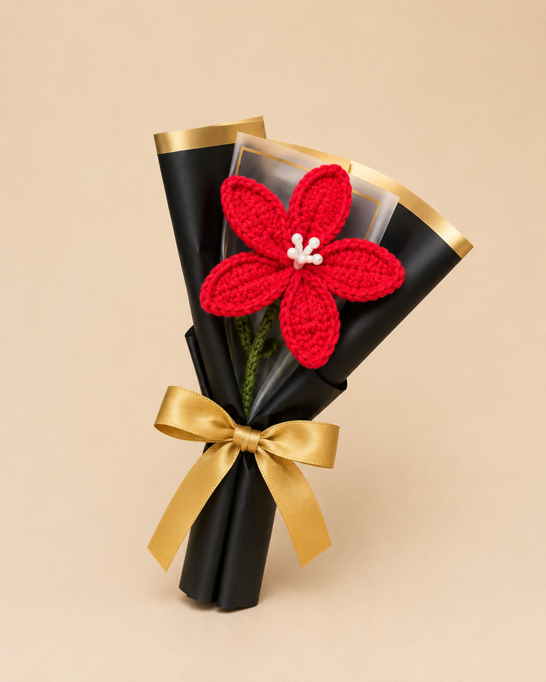 Lily Whisper Crochet Bouquet