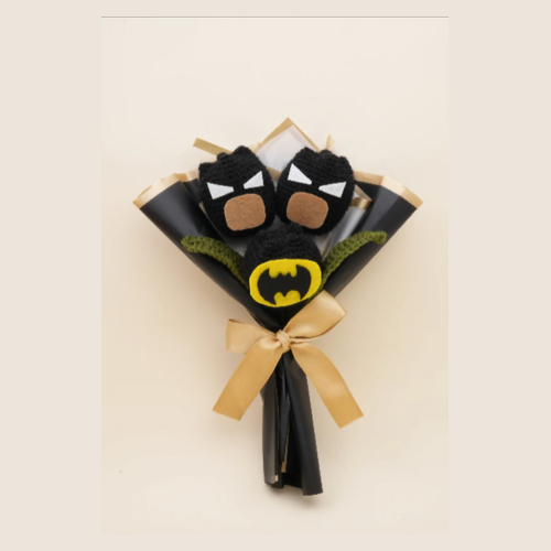 Night Hero Crochet Character Bouquet